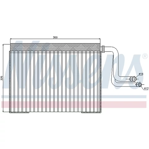 Výparník klimatizácie NISSENS 92268 - obr. 5