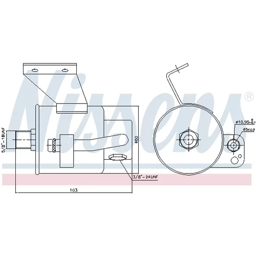 vysúšač klimatizácie NISSENS 95182 - obr. 4