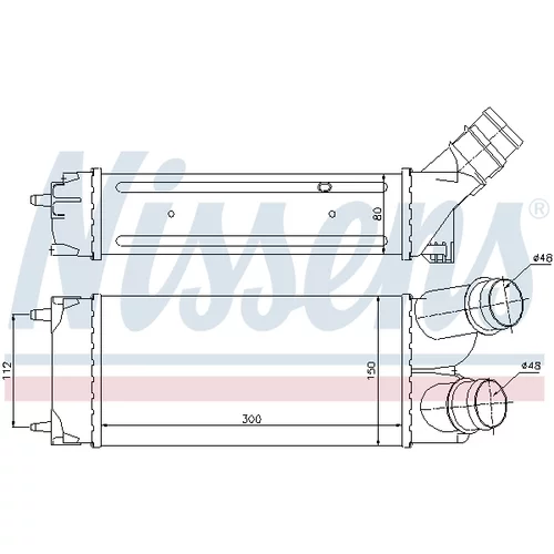 Chladič plniaceho vzduchu 96584 /NISSENS/ - obr. 5