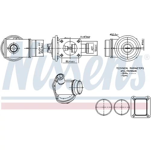 EGR ventil NISSENS 98363 - obr. 5