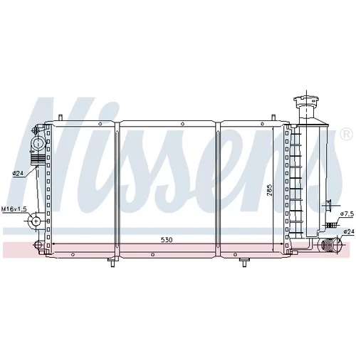 Chladič motora NISSENS 61353 - obr. 4