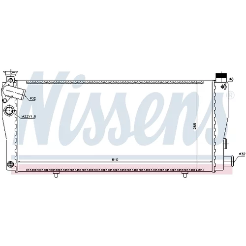 Chladič motora 63709 /NISSENS/ - obr. 4