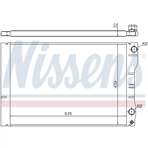 Chladič motora NISSENS 63881 - obr. 4