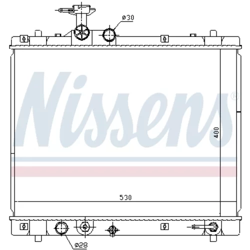 Chladič motora NISSENS 69402 - obr. 4