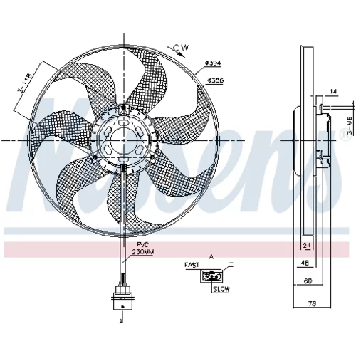 Ventilátor chladenia motora 85798 /NISSENS/ - obr. 5