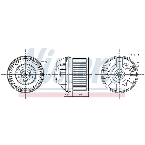 Vnútorný ventilátor 87245 /NISSENS/ - obr. 6