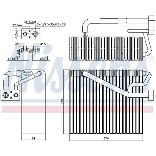 Výparník klimatizácie NISSENS 92211 - obr. 5