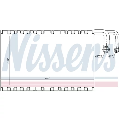 Výparník klimatizácie NISSENS 92235 - obr. 4