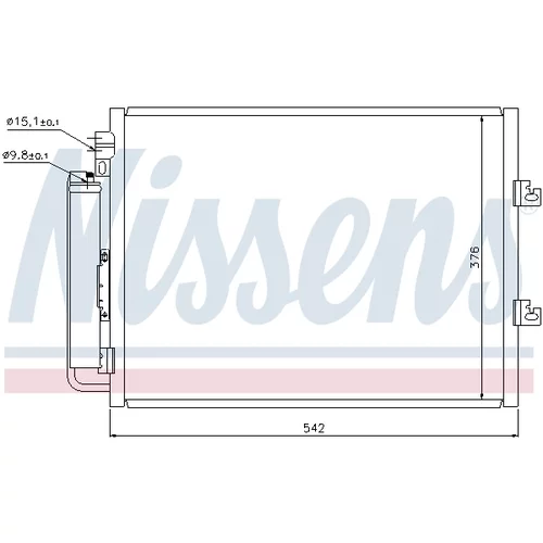 Kondenzátor klimatizácie NISSENS 940126 - obr. 7