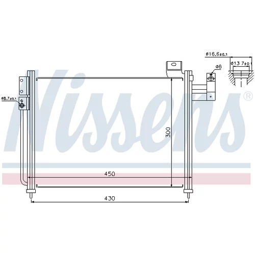 Kondenzátor klimatizácie NISSENS 94766 - obr. 5