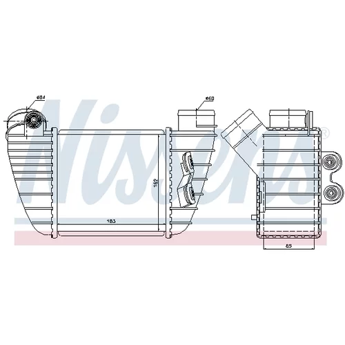 Chladič plniaceho vzduchu 96682 /NISSENS/ - obr. 4