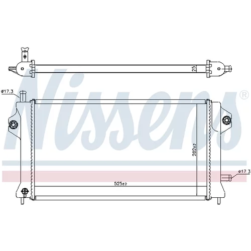 Chladič motora NISSENS 606529 - obr. 4