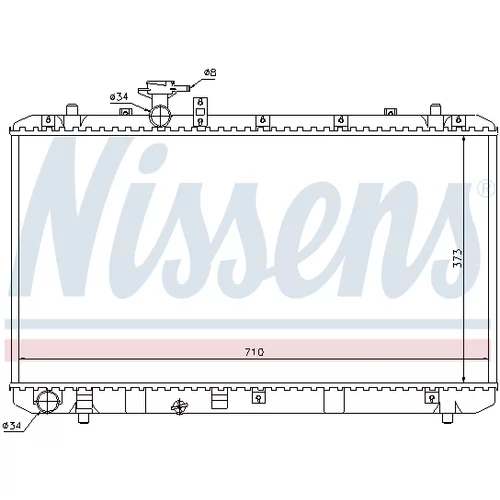 Chladič motora 64197 /NISSENS/ - obr. 4