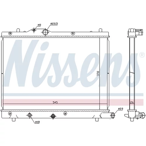 Chladič motora NISSENS 69404 - obr. 4