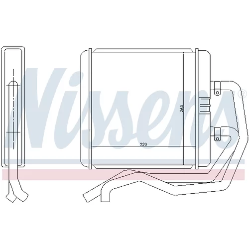 Výmenník tepla vnútorného kúrenia NISSENS 71811 - obr. 6