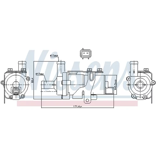 Vodné čerpadlo, chladenie motora 831114 /NISSENS/ - obr. 5