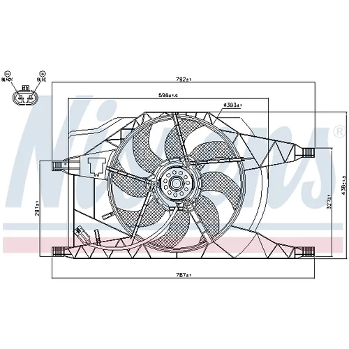 Ventilátor chladenia motora 85257 /NISSENS/ - obr. 5