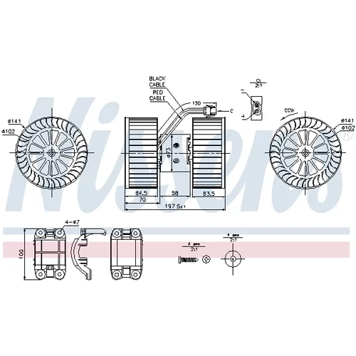 Vnútorný ventilátor 87115 /NISSENS/ - obr. 5