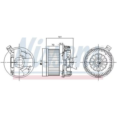 Vnútorný ventilátor 87209 /NISSENS/ - obr. 5