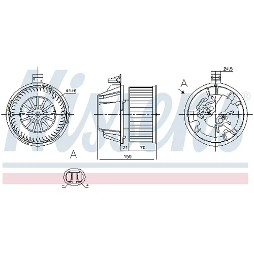 Vnútorný ventilátor 87269 /NISSENS/ - obr. 5