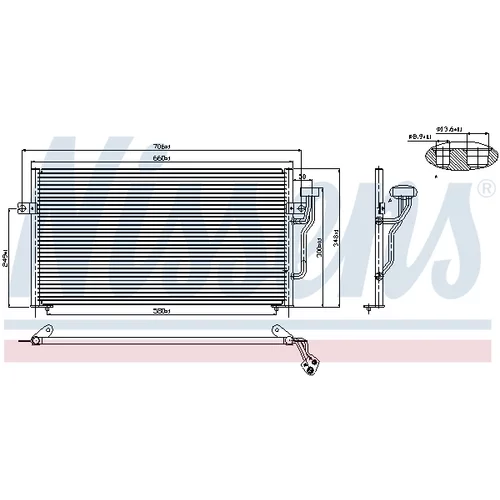 Kondenzátor klimatizácie NISSENS 94433 - obr. 6