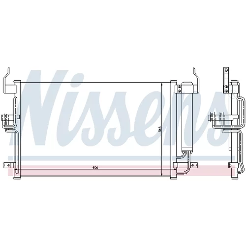 Kondenzátor klimatizácie NISSENS 94448 - obr. 6