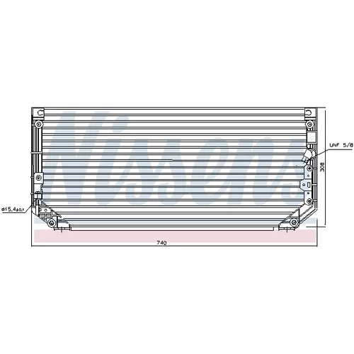 Kondenzátor klimatizácie NISSENS 94515 - obr. 5