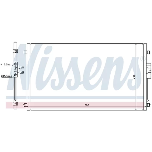 Kondenzátor klimatizácie NISSENS 94557 - obr. 7