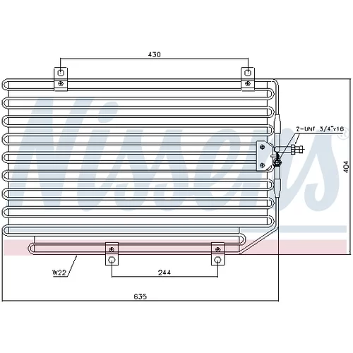 Kondenzátor klimatizácie NISSENS 94816 - obr. 4