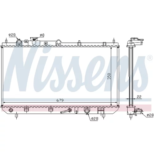 Chladič motora NISSENS 625081 - obr. 5