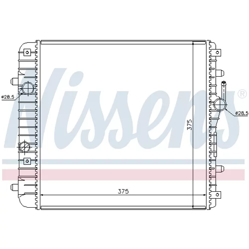 Chladič motora NISSENS 630738 - obr. 4