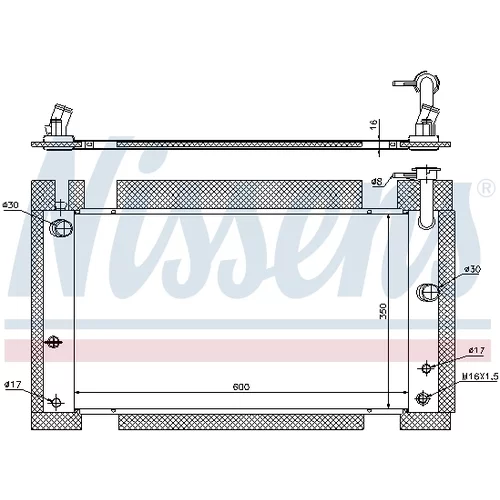 Chladič motora NISSENS 646809 - obr. 5