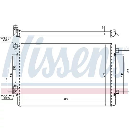 Chladič motora 65279A /NISSENS/ - obr. 4