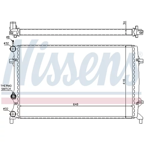 Chladič motora NISSENS 65296 - obr. 5