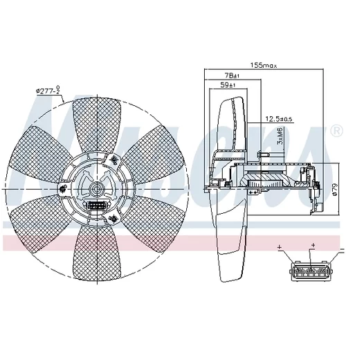 Ventilátor chladenia motora 85679 /NISSENS/ - obr. 5