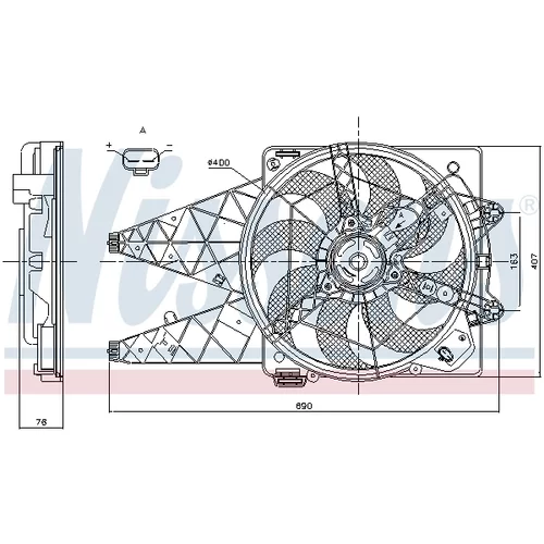 Ventilátor chladenia motora NISSENS 85881 - obr. 5