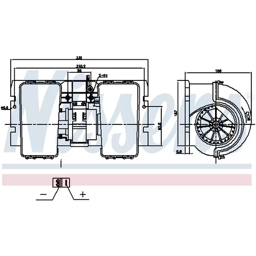 Vnútorný ventilátor NISSENS 87790 - obr. 4