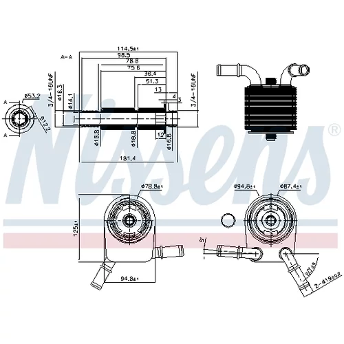 Chladič motorového oleja NISSENS 90849 - obr. 5