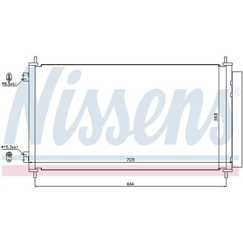 Kondenzátor klimatizácie NISSENS 940140 - obr. 6