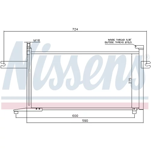 Kondenzátor klimatizácie NISSENS 94498 - obr. 5