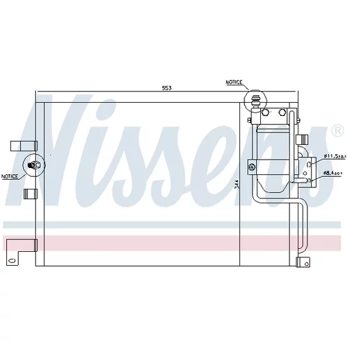 Kondenzátor klimatizácie NISSENS 94504 - obr. 6