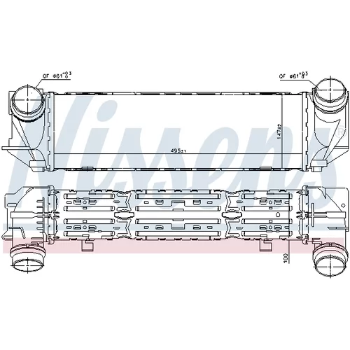 Chladič plniaceho vzduchu 96321 /NISSENS/ - obr. 5