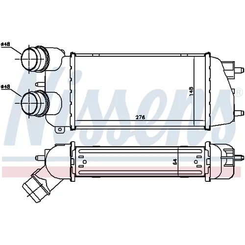 Chladič plniaceho vzduchu 96495 /NISSENS/ - obr. 4