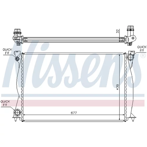 Chladič motora 60231A /NISSENS/ - obr. 6