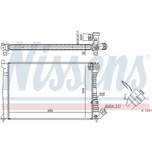 Chladič motora 61398A /NISSENS/ - obr. 5