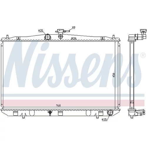 Chladič motora NISSENS 646833 - obr. 4