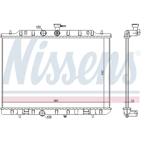 Chladič motora NISSENS 67365 - obr. 4