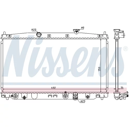 Chladič motora NISSENS 68149 - obr. 5