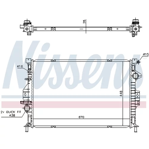 Chladič motora NISSENS 69249 - obr. 4