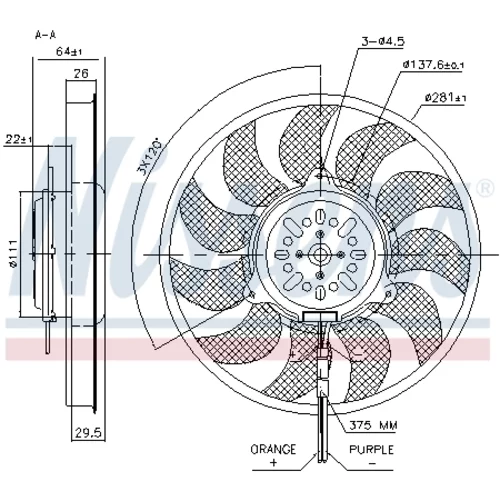 Ventilátor chladenia motora NISSENS 85731 - obr. 5